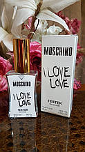 Жіночий парфум Moschino I Love Love (москіно ай лав лав) тестер 45 ml Diamond ОАЕ