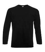Мужская облегченная футболка с длинным рукавом 2XL, 36 Черный