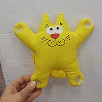 Іграшка на присосках у машину "Кіт Саймон" жовтий