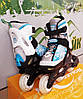 Ролики дитячі RollerBlade Spitfire Flash розмір 28-32 білий/блакитний, фото 2