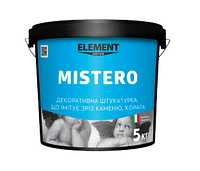 MISTERO ELEMENT DECOR 5 кг Декоративная штукатурка для внутренних работ