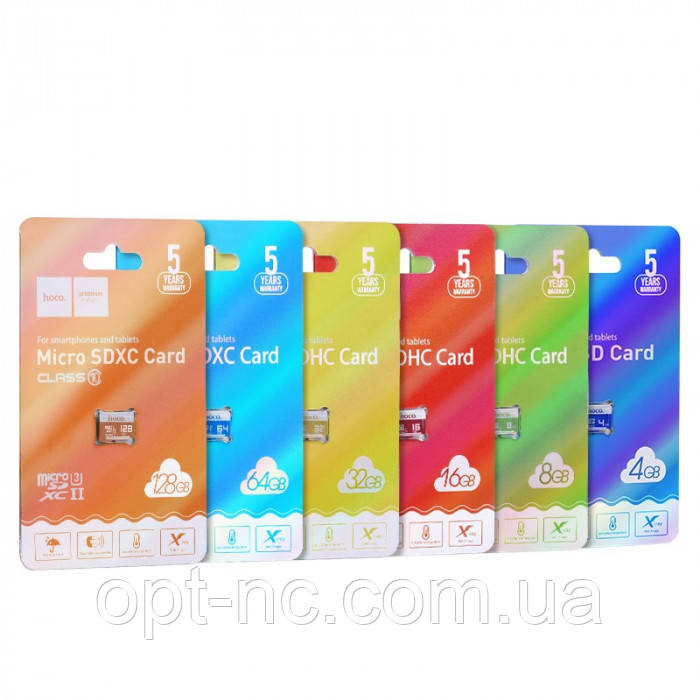 Карта пам'яті MicroSD Hoco Class 10 128GB Original