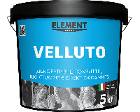 VELLUTO ELEMENT DECOR 5 кг Декоративное покрытие с бархатистой текстурой и перламутровыми эффектами