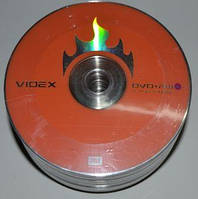 Диск DVD+RW Videx 4,7Gb 4x Bulk 50 /1/50/