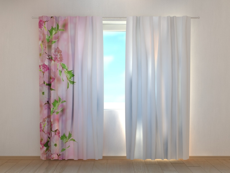 Фото штори Сакура 250 х 260 см фото штори штори з малюнком VE