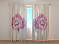 Фото шторы Пион, 250 х 260 см цветы фото штори шторы с рисунком