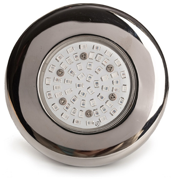 Прожектор світлодіодний до басейну AquaViva LED203-54LED (5 Вт) RGB, фото 1