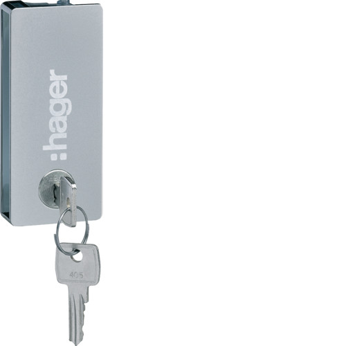 Ручка з замком в прозорі двері щитів Hager Vega, фото 1