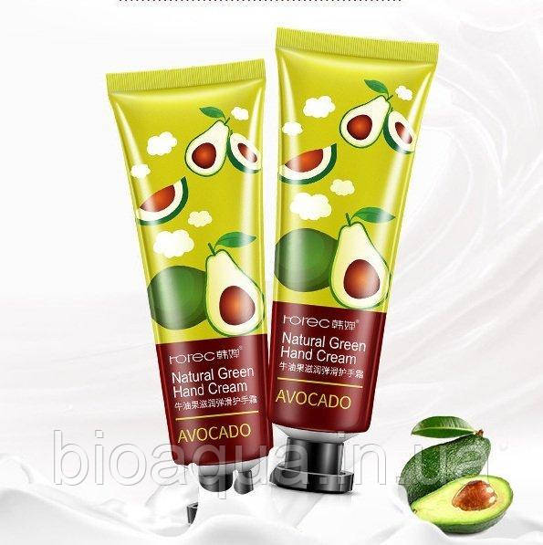 Крем для рук Rorec Natural Green Hand Cream з натуральним екстрактом авокадо 30 g