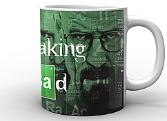 Кухоль Geek Land біла Breaking Bad У всі тяжкі головні герої BB.02.001