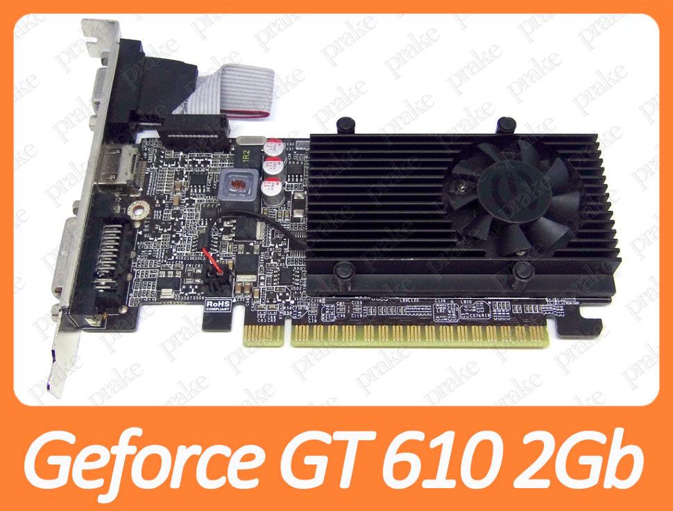 Відеокарта EVGA Geforce GT 610 2Gb PCI-Ex DDR3 64bit (DVI + HDMI + VGA)
