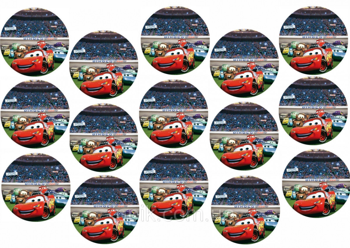 Купить Вафельная картинка Тачки 1 в Днепре от компании "Интернет ...