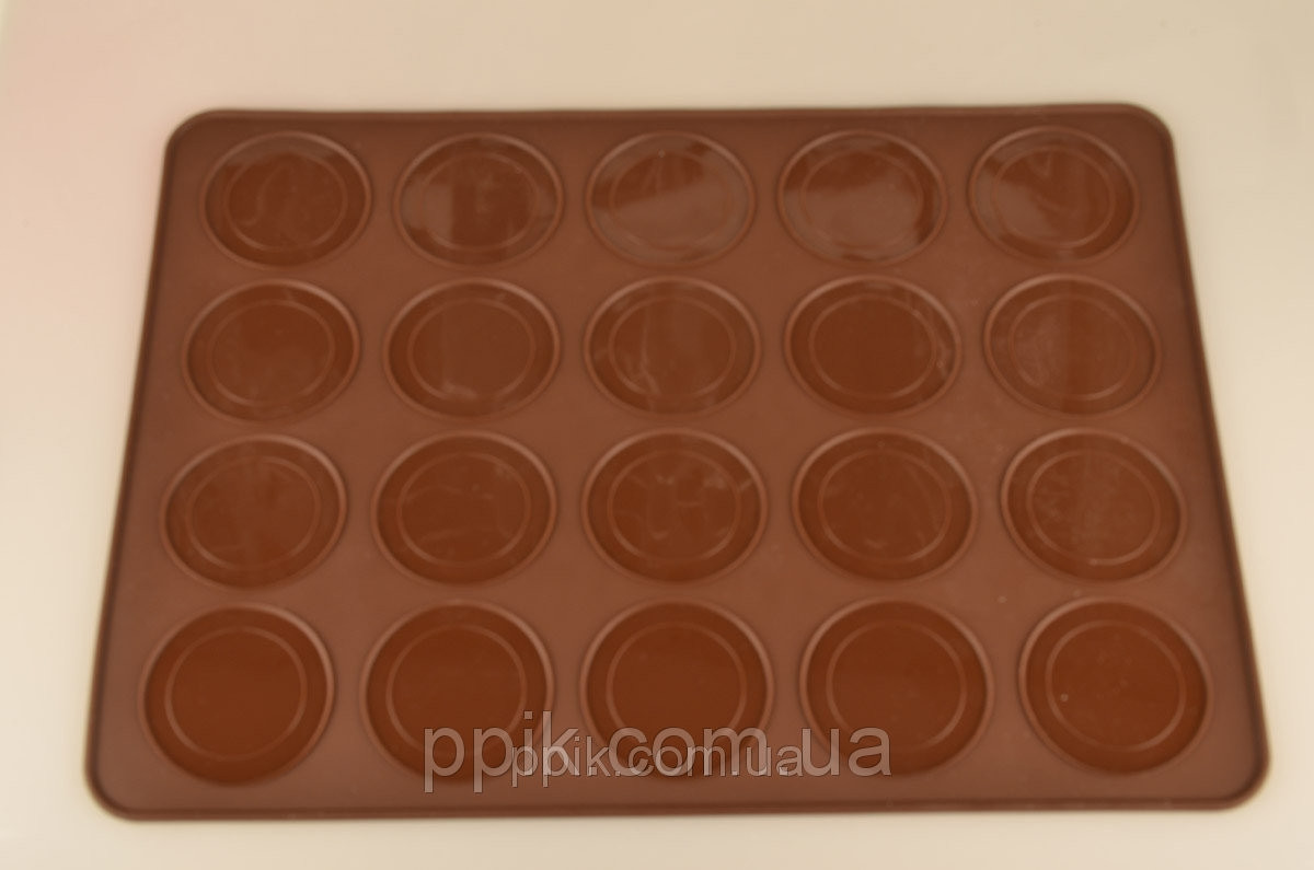 Килимок для випічки Macarons (діаметр 6 см) (колір килимка в асортименті)