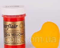 Краска паста Sugarflair Желтая