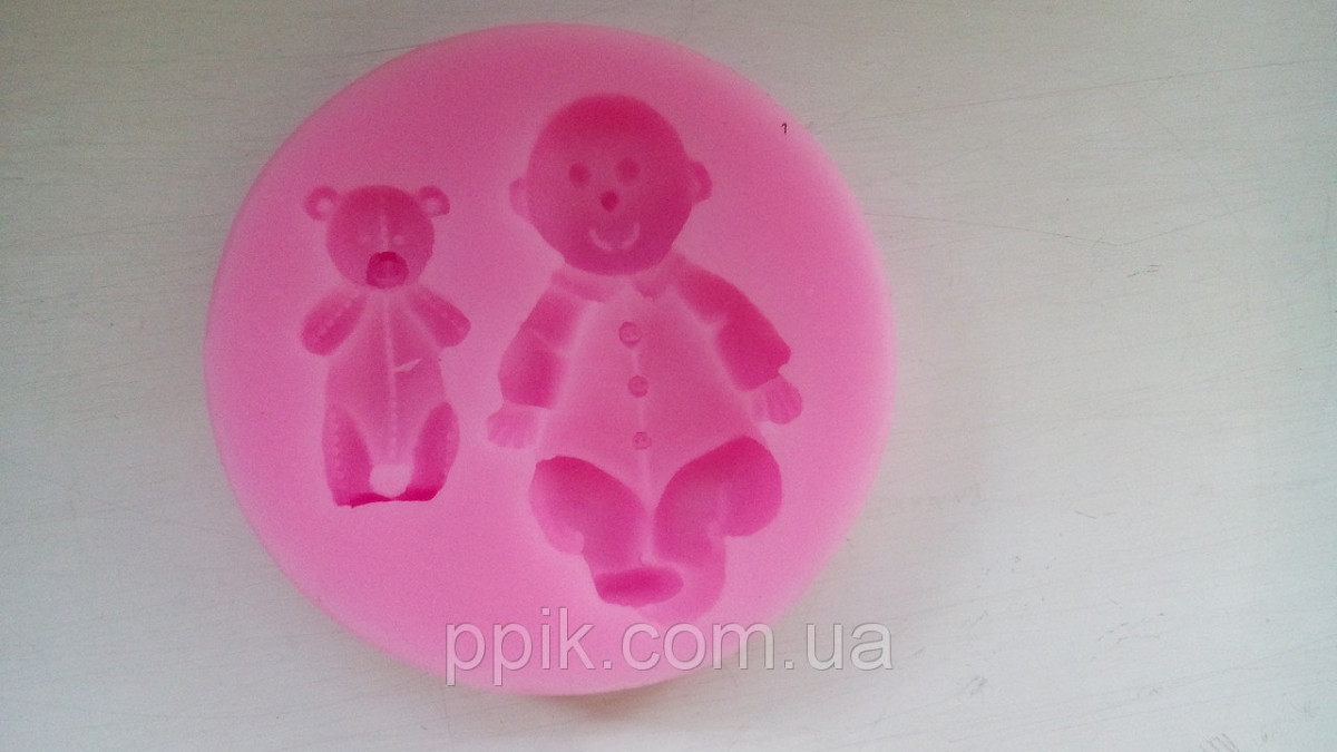 Молд малий і ведмедик