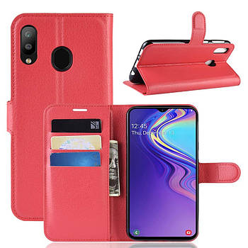 Чохол-книжка Litchie Wallet для Samsung Galaxy M20 Червоний