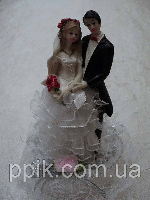 Несъедобная статуэтка для торта на свадьбу 19 см - фото 1 - id-p22102468