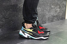 Чоловічі демісезонні кросівки Puma,чорні з жовтим 44,45 р, фото 3