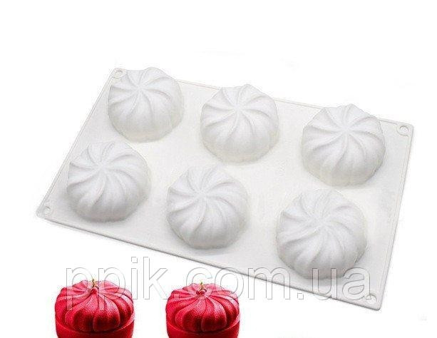 Силіконова Форма для євродесертів Розетки