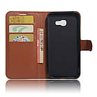 Чохол-книжка Litchie Wallet для Samsung A520 Galaxy A5 2017 Коричневий, фото 4