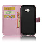 Чохол-книжка Litchie Wallet для Samsung A520 Galaxy A5 2017 Світло-рожевий, фото 4