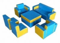 Комплект м'яких дитячих меблів "Гостинка Люкс"