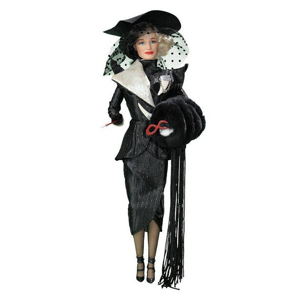Disney Cruella De Vil Doll 101 Dalmatians in Pinstripes Great Villains 950787985