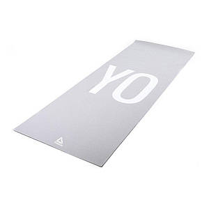 Килимок для йоги Reebok Double Sided Yoga Mat 173х61х0.4 см (RAYG-11030YG) Grey