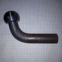 Куля кований гак на фаркоп довжина 210мм вигин 45*