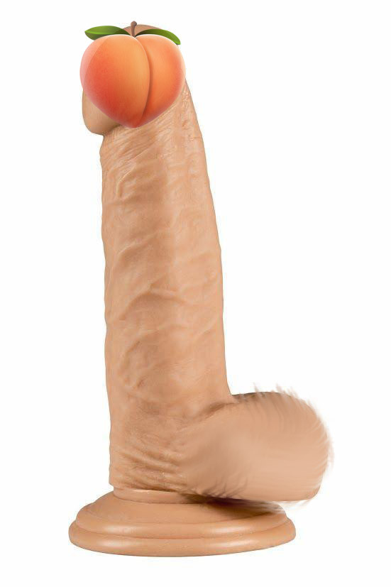 Фалоімітатор з присоскою Alive Little John, діаметр 3,5 см, ПВХ, об’ємна головка, фото 1