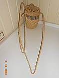 Модна Сумка з соломки, на довгих ручках, ручна робота., фото 5
