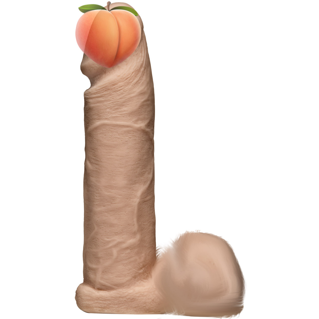 Фалоімітатор Doc Johnson Vac-U-Lock - 8 Inch ULTRASKYN Cock White, діаметр 5,1 см, фото 1