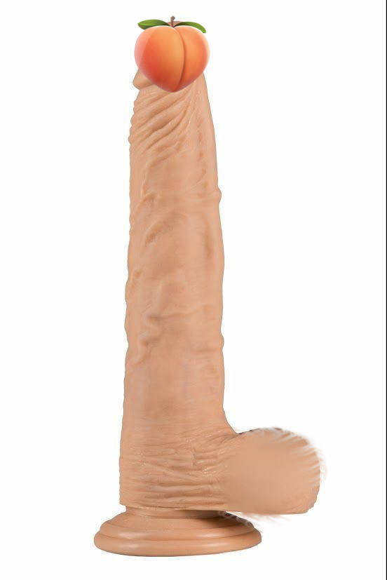 Фалоімітатор з присоскою Alive Long John, діаметр 4 см, ПВХ, конусоподібний, фото 1