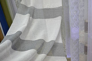 Тюль льон з батистом "Касабланка" Еліт Туреччина, фото 2