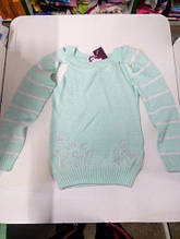 Кофта літня дівч. ЛюТик КД190, 104 мята вязка відємний рукав