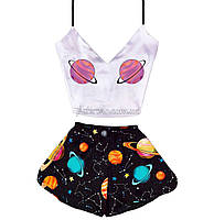 Піжама жіноча Space 💫 шовкова M-L