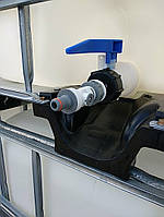 Перехідник із дн 50 на штуцер 1 дюйм з поворотом