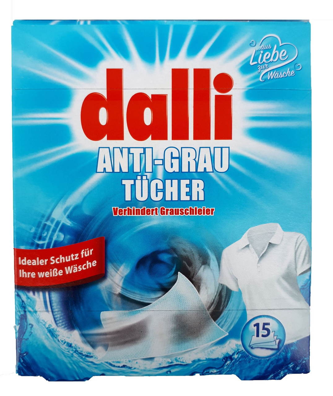 Dalli серветки антилинька для білого (15 шт)