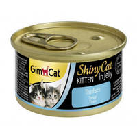 Вологий корм Gimborn ShinyCat Kitten з тунцем 70 г