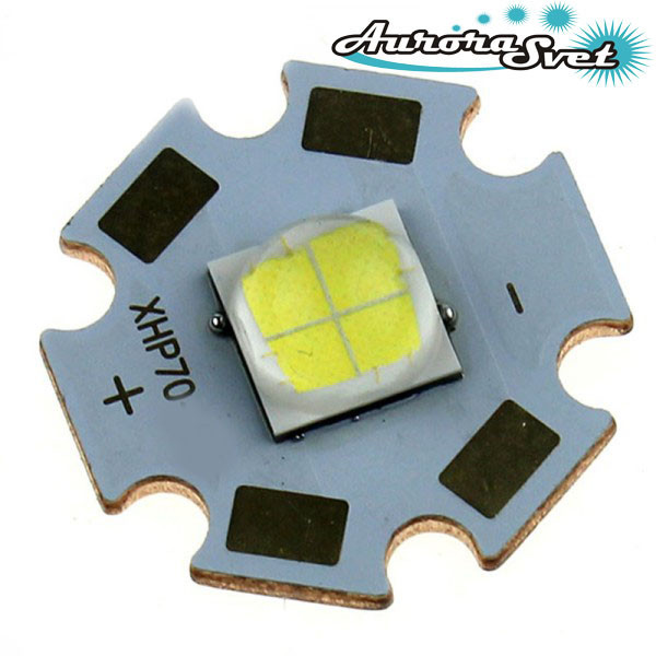 Світлодіод CREE XHP 70 5000 К на алюмінієвій платі. Найпотужніший світлодіод у світі!