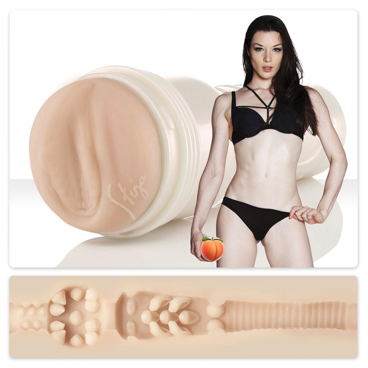 Мастурбатор Fleshlight Girls: Stoya - Destroya, зі зліпка вагіни, дуже ніжний, фото 1