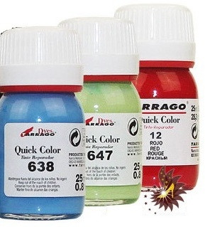 Фарба для відновлення кольору гладкої шкіри Tarrago Quick Color