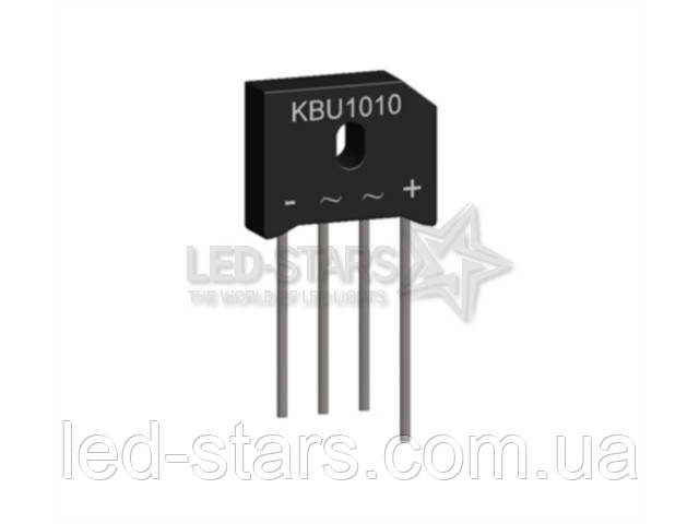 Діодний випрямляльний міст KBU10M (10A; 1000V) MIC