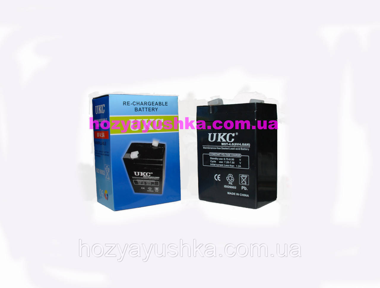 Аккумулятор для торговых весов UKC 6 V 4 AН - фото 1 - id-p951225306