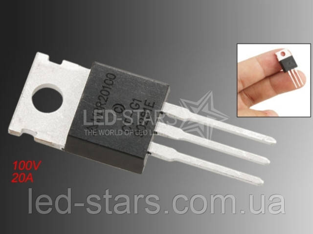 MBR20100CT 20A; 100V; DIODES SCHOTTKY TO-220AC
