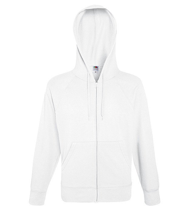 Чоловіча толстовка на блискавці XL, 30 Білий