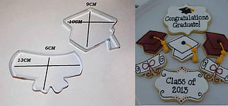 Набір вирубок для пряників Випускної