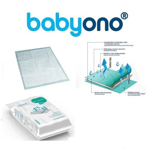 Пелюшки гігієнічні BabyOno (10шт) 40*60 см.