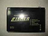 Акумулятор для лунота Fisher 7 Ah 12 V AGM, фото 2