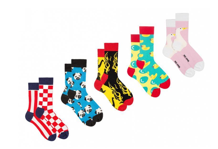 Шкарпетки Sammy Icon набір гедоніста 36-40, 5 шт, фото 1